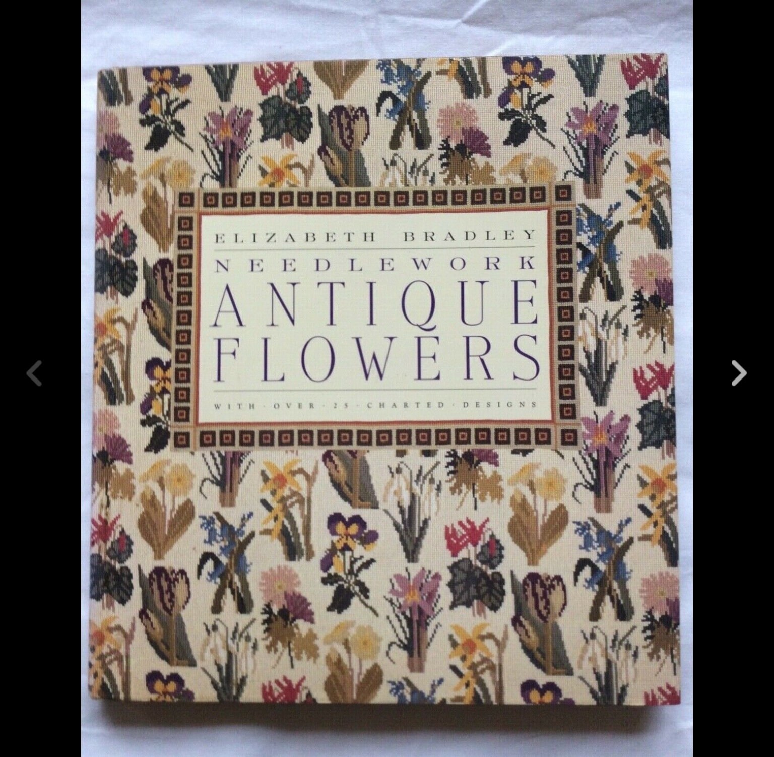 Elizabeth Bradley and signed by her Needlework Antique Etsy