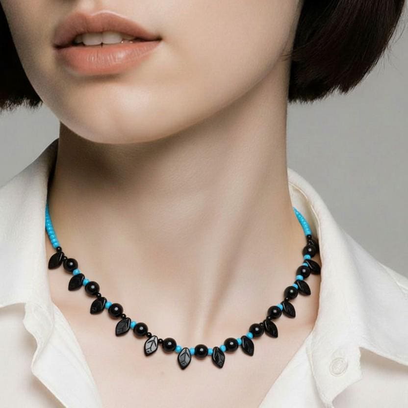 Black Dress Turquoise Statement Necklaces Black Dress With Turquoise Jewelry  TikTok
