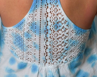 Tie-Dye Dress, Sundress, Nightdress, Tie Dye Women's dress