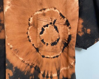 Men's L Reverse Tie-Dye, Adult Reverse Dye, Size L, Tie-Dye T-Shirt, Large