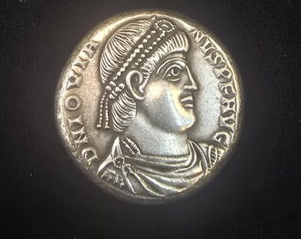 Rare Unique Ancient Cicra 15th Century Greek Empire Authentic Silver King Soild Antique Coin