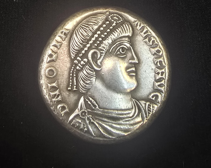 Rare Unique Ancient Cicra 15th Century Greek Empire Authentic Silver King Soild Antique Coin