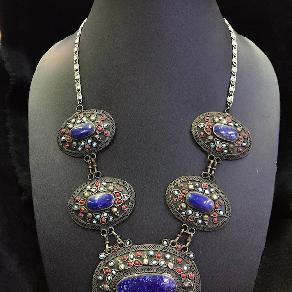 Flora Lapis Turquoise Necklace main image 1