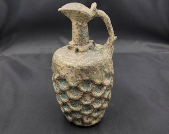 Ancient Roman Glass Jug, 2nd Century B.C.E, Afghanistan Find
