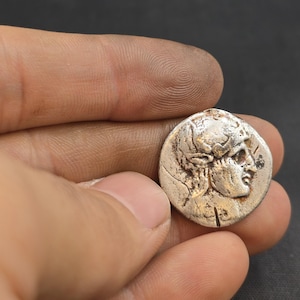 Ancient Greek Silver Coin: Authentic Empire Relic, 1000 BC