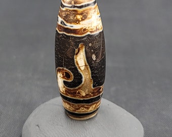 200 BE Tibetan Old Agate Dzi Bead Himalayan Amulet Pendant Ancient Dzi Beads