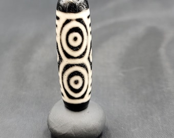 Ancient Old Dzi Beads Unique 6 Motifs Eyes Rare Very Old Bead Amulet Pendant