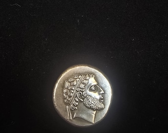 Antique 3rd Century Greek King Silver Coin
