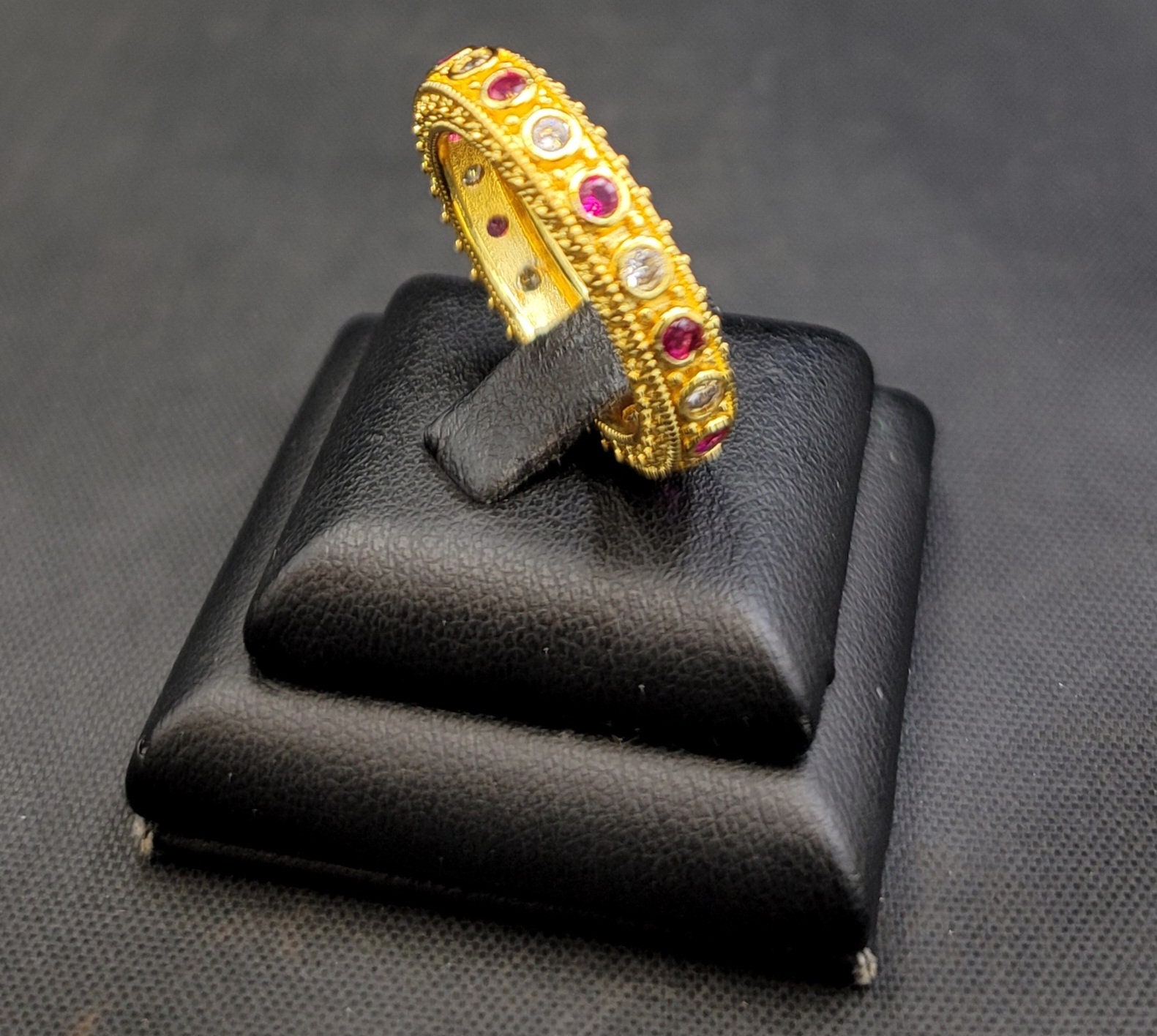 Beautiful 20k Gold Over Silver Ring Beautiful Natural Red Beautiful 20k Gold Over Silver Ring Beautiful Natural Red