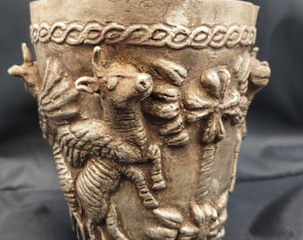 Museum Pice Ancient Cicra 3rd B.C.E Century Roman Empire Genuine Silver Unique Cup