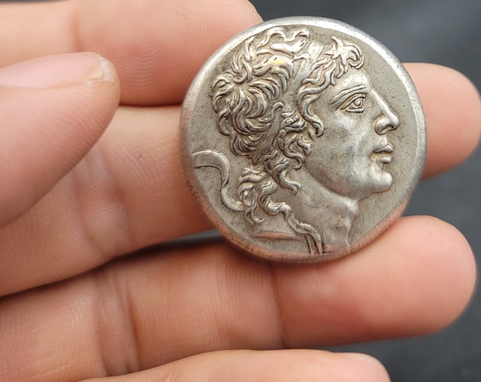 Ancient Greek Empire 3rd-4th Century Antique Silver Soild Coin Antique Coin Silver Coin