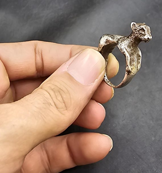 Super Unique Authentic Soild Silver Ring Amizing … - image 4