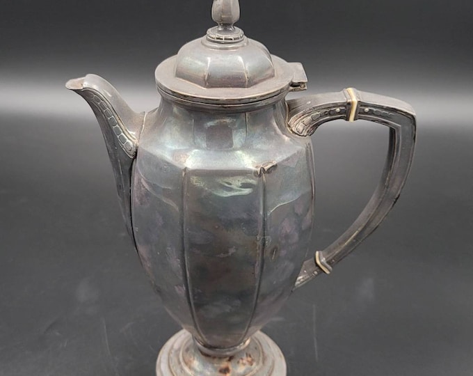 Mid Century Near Eastern Wonderful Silver Teapot Pitcher