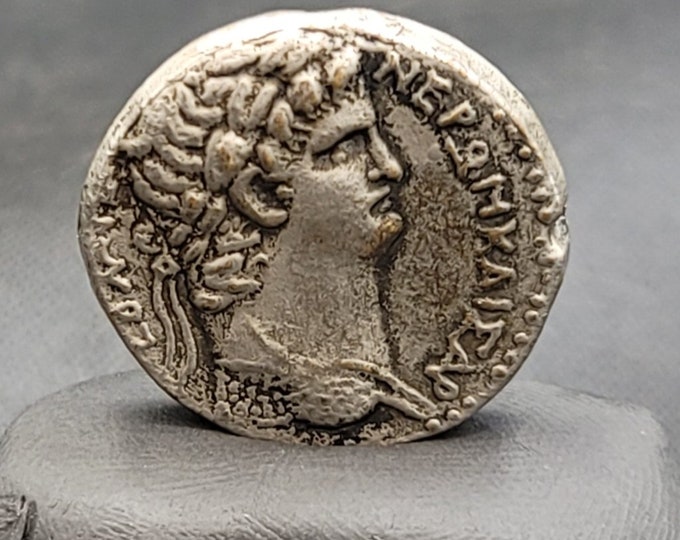 Unseen Ancient Roman Empire King Soild Silver Ancient Beautiful Coin