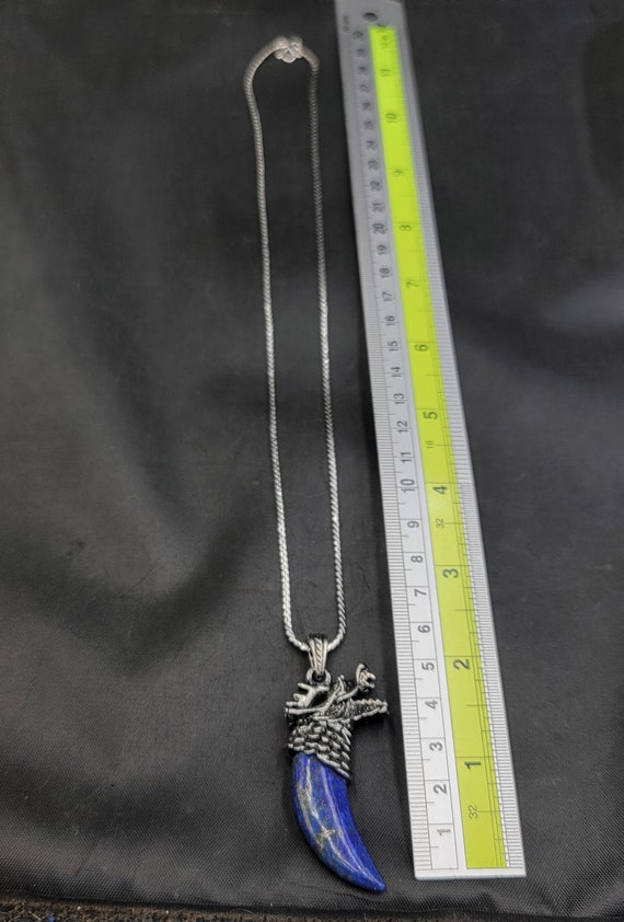 Ciondolo In Pietra Di Giada Gialla Con Drago Fenice - Foto 2