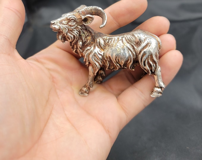 Near Eastern Beautiful Vintage Silver Ram/Sheep Art Deco Soild Silver Ram/ Sheep