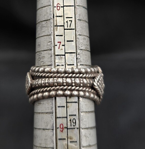 Amizing Antique Silver Unique Ring With Agate Sto… - image 7