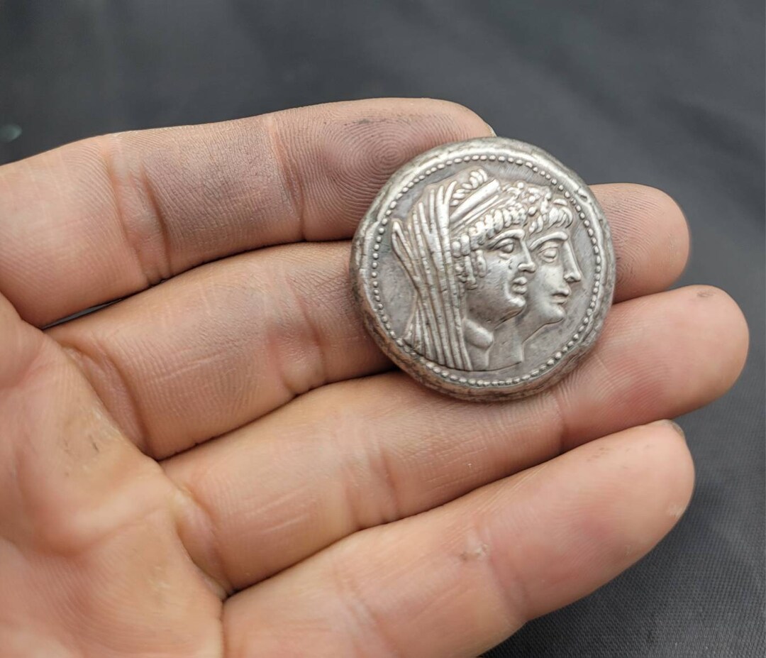 ローマ帝国分裂期 ガリア帝国 初代皇帝 ポストゥムス 古代 銀貨4枚セット ローマ帝国分裂期 ガリア帝国 初代皇帝 ポストゥムス 古代 銀貨4枚