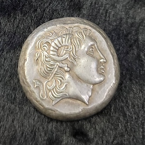 Ancient Greek Empire Silver Coin: 7th-12th Century Relic