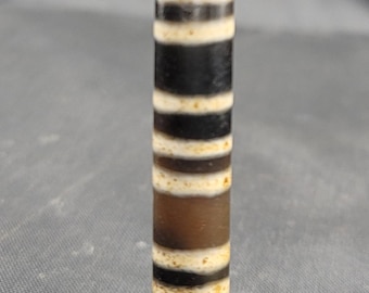 Rare Tibetan Old Agate Dzi Bead Himalayan Amulet Pendant Ancient Dzi Beads