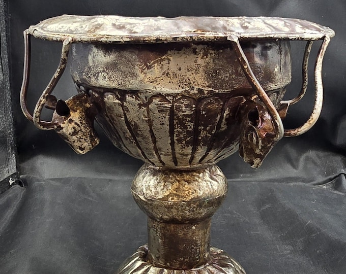 Rare Unique Museum Quality Greek Empire Authentic Silver Cup With Deer Heads