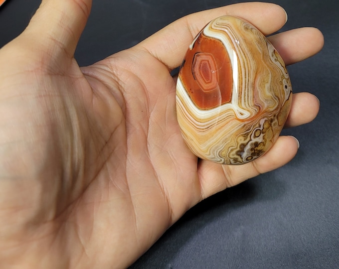 Natural Art in Beautiful Ancient Yeman Natural Rare Agate Lucky Stone Natural Art Stone