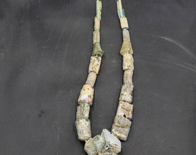 Excellent Ancient Roman Glass Bead With Excellent Patina ,1ST-2ND Century AD
