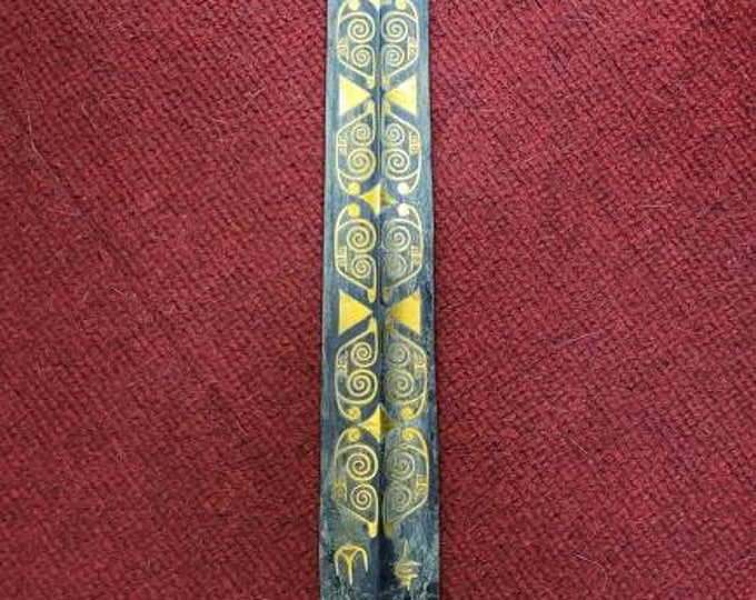 Antique Cicra 3rd-4th Century Roman Bronze  Gold Art Huge Big Sword Knife