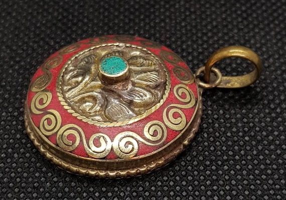 Medieval Beautiful Handicraft Brass Turquoise And… - image 6