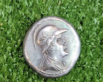 209 AD Septimius Severus AR Silver Coin, Roman Imperial Denarius