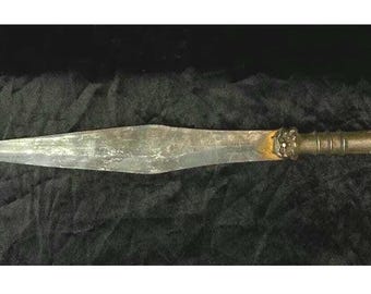 Cicra 350 Century AD Tibeten Unique Bronze Antique Sword Beast Face