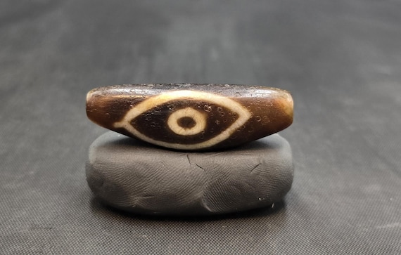 Rare Unique Eye Banded Ancient Old Agate Stone Evil Eyes Powerful Protection Amulet Pendant
