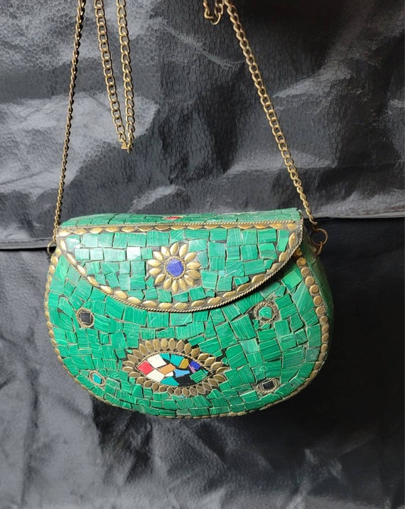 Stone handbag for ladies shop