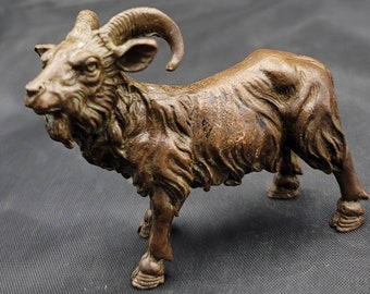 Rare Unique Greek Antique Bronze Ram/Sheep 3rd Century Ancient Art Deco