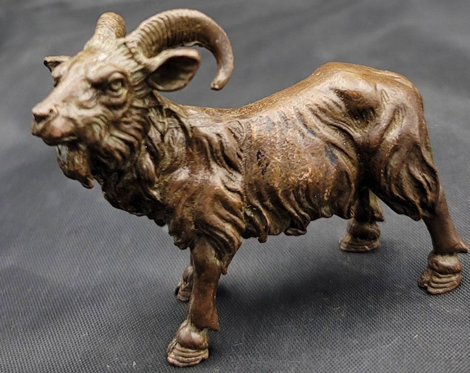 Rare Unique Greek Antique Bronze Ram/Sheep 3rd Century Ancient Art Deco