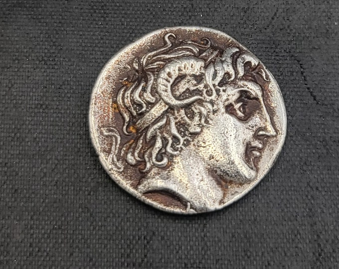 Ancient Greek Roman Empire 5th Century Silver Soild Coin Antique Silver Coin
