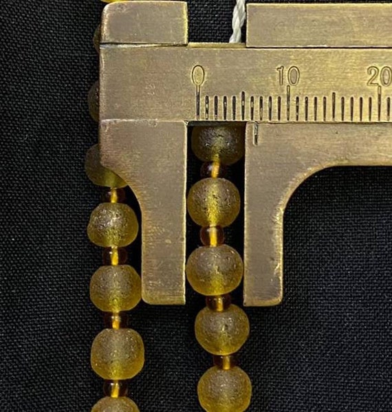 Old Afghanistan Ancient Yellow Glass Beads Ancient Ne… Gem