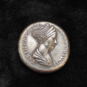 3rd Century BC Roman Silver Coin: Queen Portrait, Ancient Empire