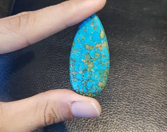 Natural Egyptian Turquoise Stone Cab For Making Jewelry