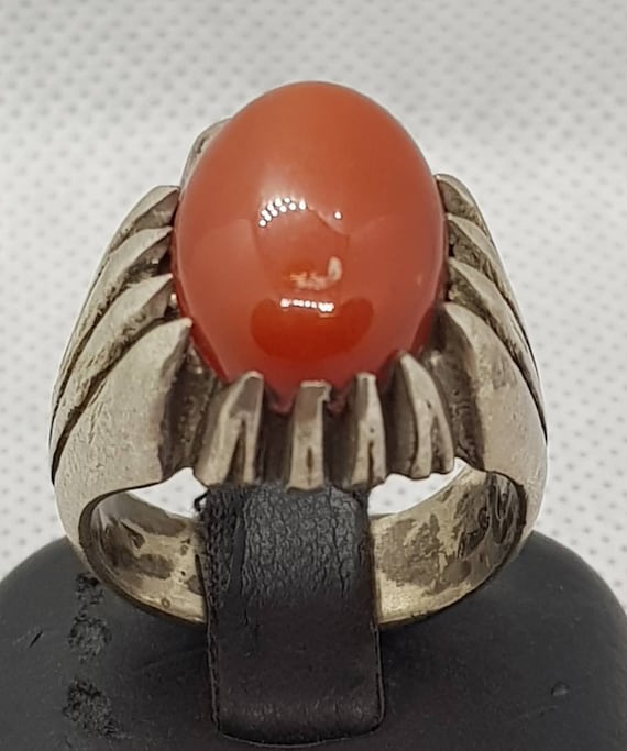 Amizing Soild Silver Unique Antique Ring With Anc… - image 1