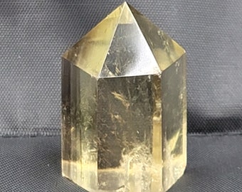 Handmade Citrine Crystal Point: Egyptian Pyramid Stone