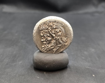 Cicra 4th-7th Century Greek Empire Antique Silver Authentic Soild Coin