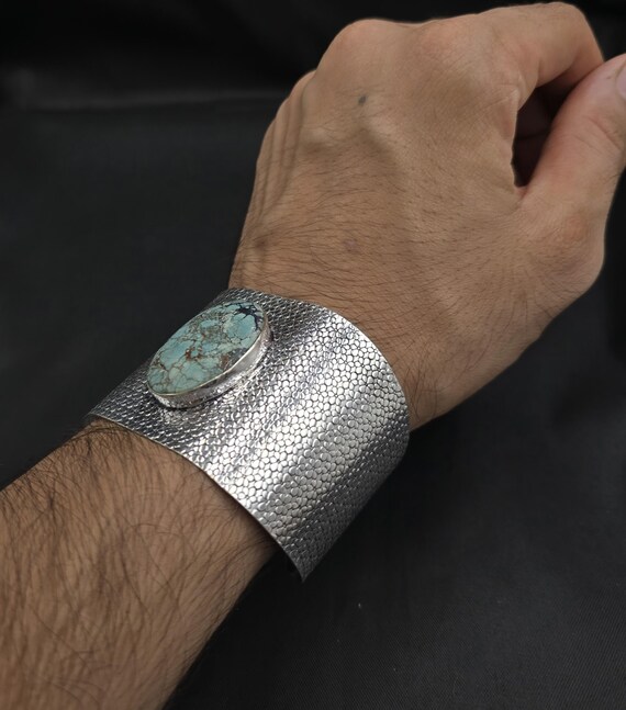 Fantastic Design Vintage Soild Silver Handmade Bangle… - Gem