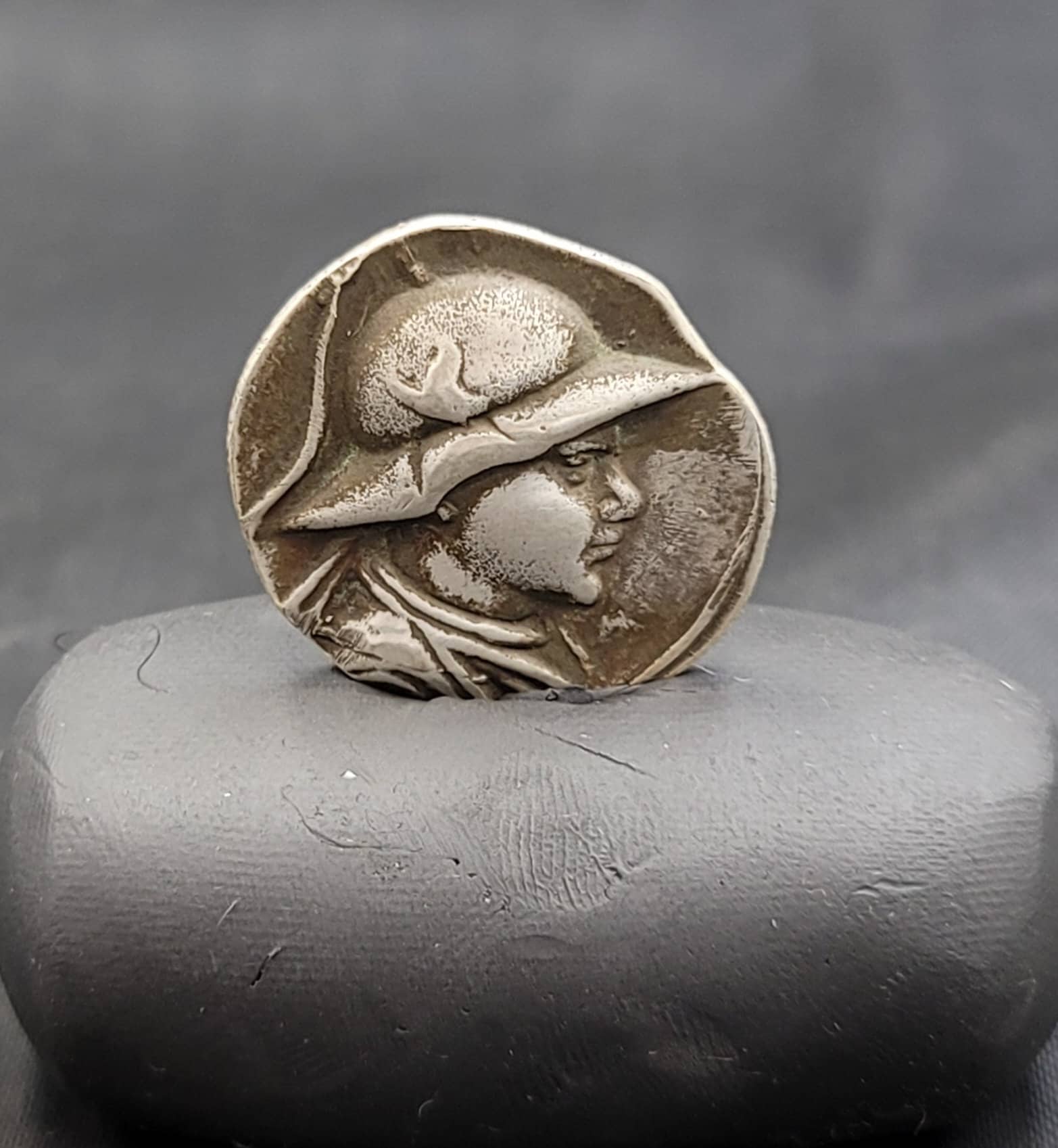 Ancient Silver Greek Empire King Coin - Handmade Authentic - Etsy Australia