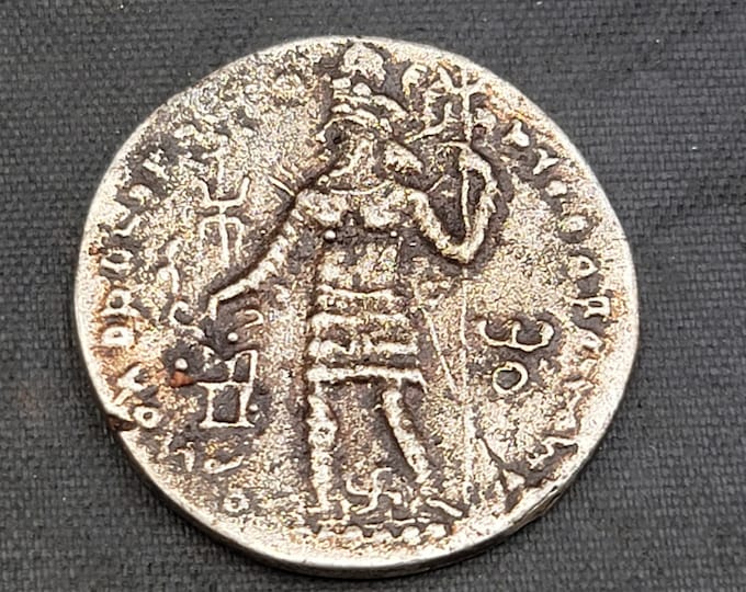 Ancient Greek Roman Empire 3rd-4th Century Silver Soild Coin Antique Silver Coin