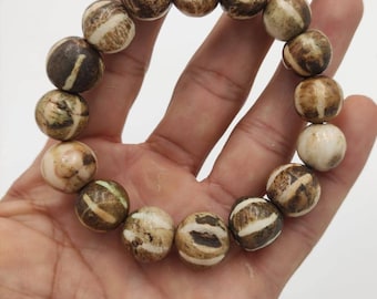 Ancient Pyu Bracelet Etched Agate Beads Natural Old Lucky Stone