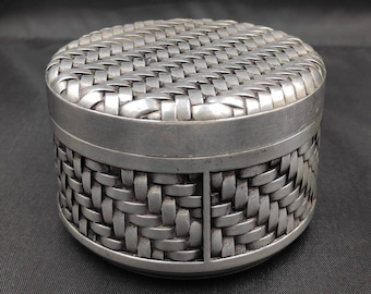 Beautiful Vintage Soild Silver Handmade Box From Northern Thailand Box Soild Handmade Silver Box