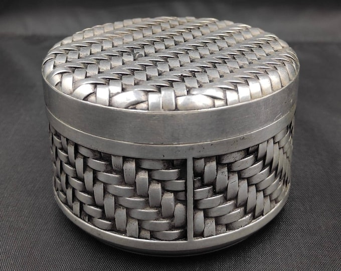 Beautiful Vintage Soild Silver Handmade Box From Northern Thailand Box Soild Handmade Silver Box