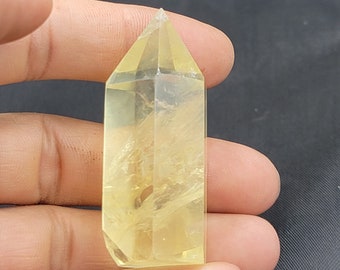 Handmade Lemon Quartz Egyptian Pyramid