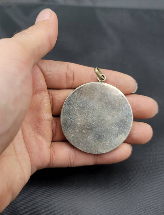 Ancient Unique Near Easter Wonderful Silver Penda… - image 6